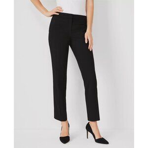 Ann Taylor The Petite Ankle Pant In Seasonless Stretch Black Slim Fit Ankle 8P